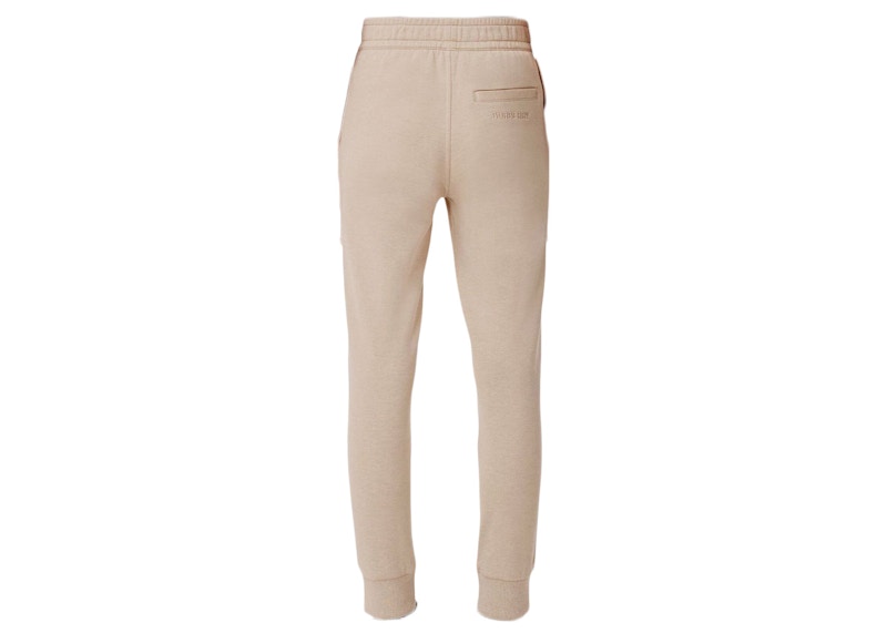 Burberry Embroidered Logo Knit Trackpants Beige