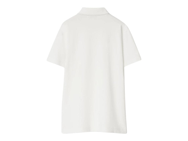 Burberry Embroidered Logo Polo Shirt 80849341 White/Blue