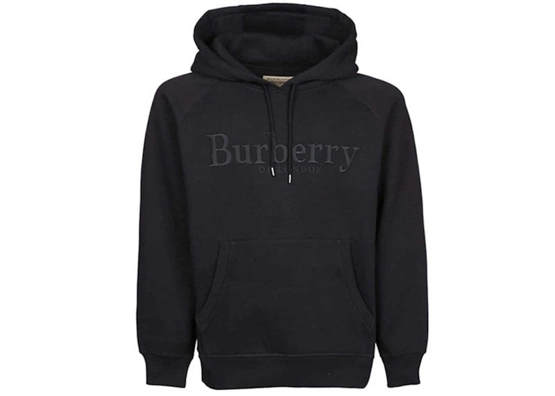 Burberry Embroidered Logo Sweatshirt Black
