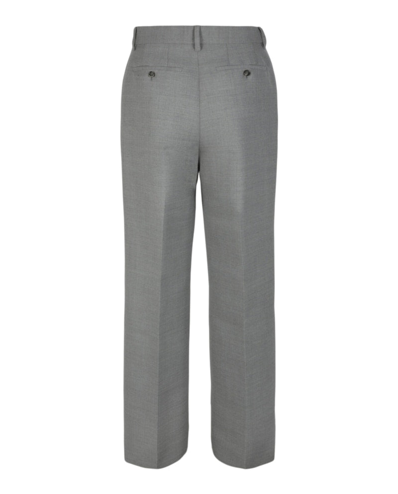 Burberry Gaelle Wide-Leg Trousers Grey