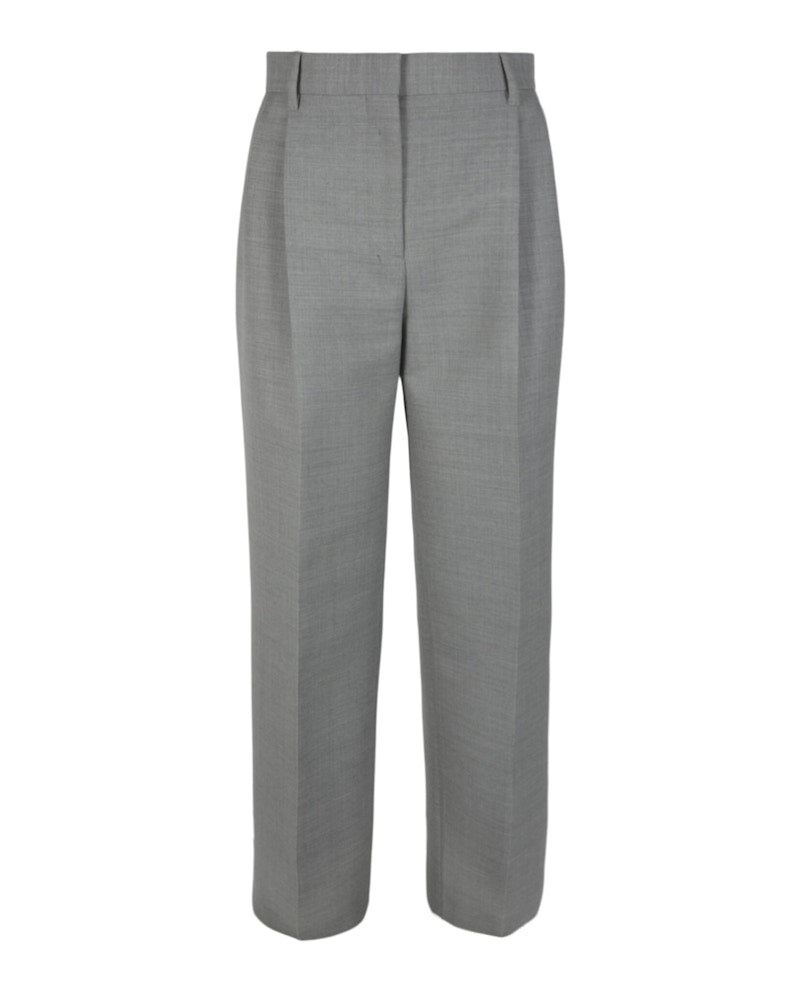 Burberry Gaelle Wide-Leg Trousers Grey