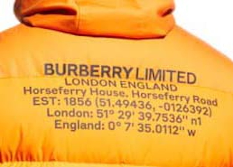 Burberry Halstock Down Vest Orange