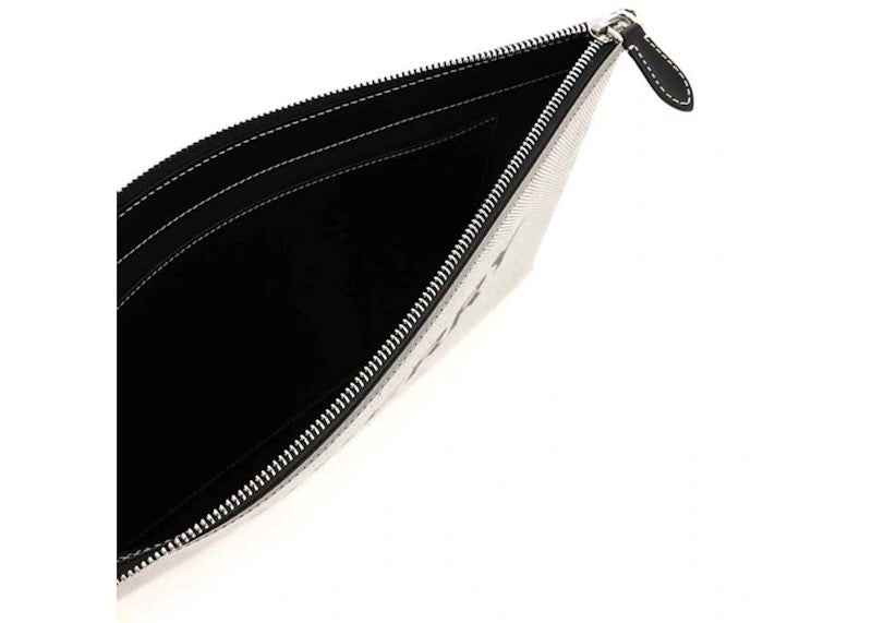 Burberry Horseferry Print Large Pouch Black/Grey