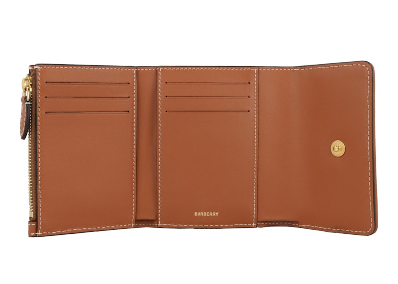 Burberry Lancaster Check Trifold Wallet Archive Beige