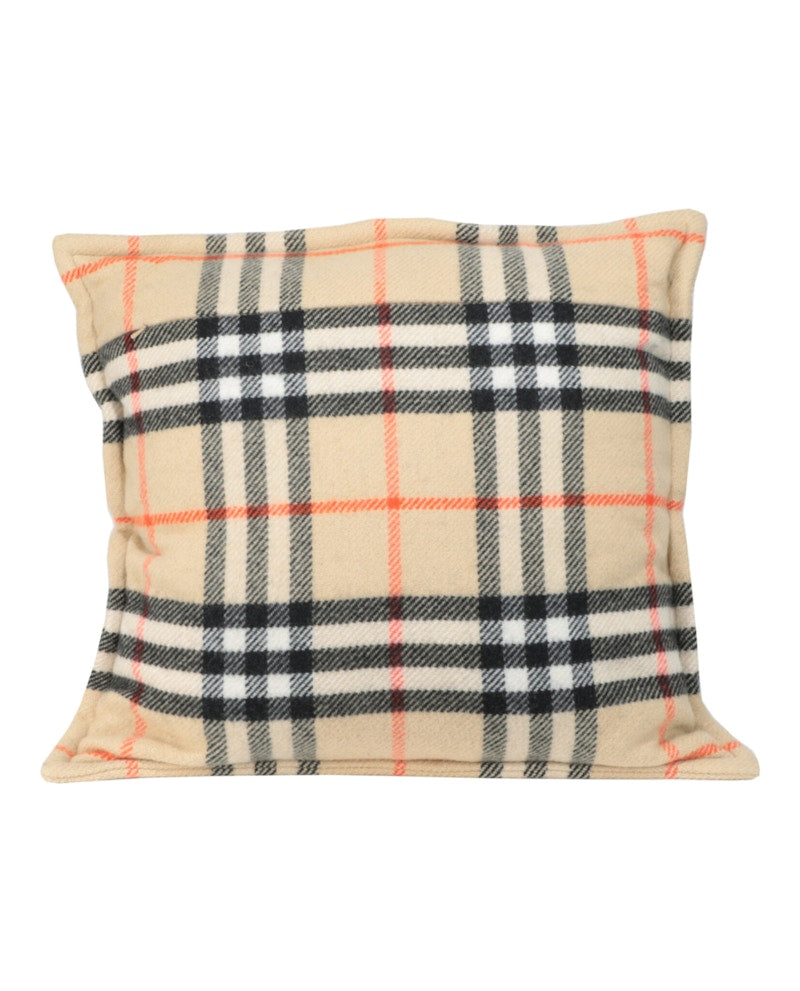 Burberry Large Vintage Check Throw PIllow Sand