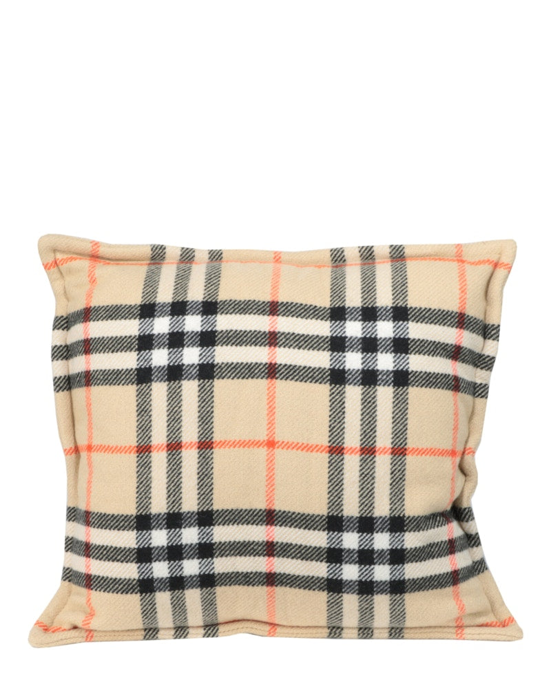 Burberry Large Vintage Check Throw PIllow Sand