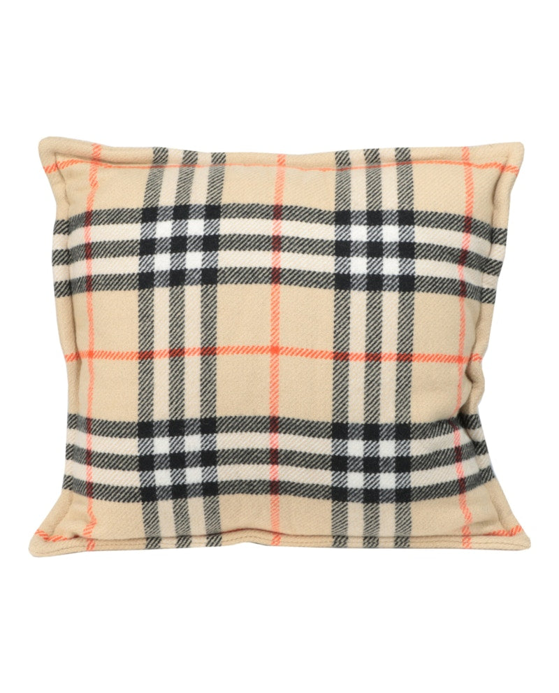 Burberry Large Vintage Check Throw PIllow Sand