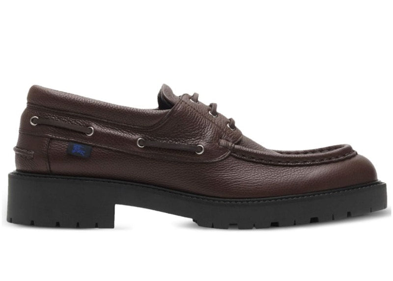 Burberry Leather Boat Shoe Log