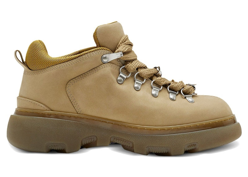 Burberry Leather Trek Boot Beige (Women's)
