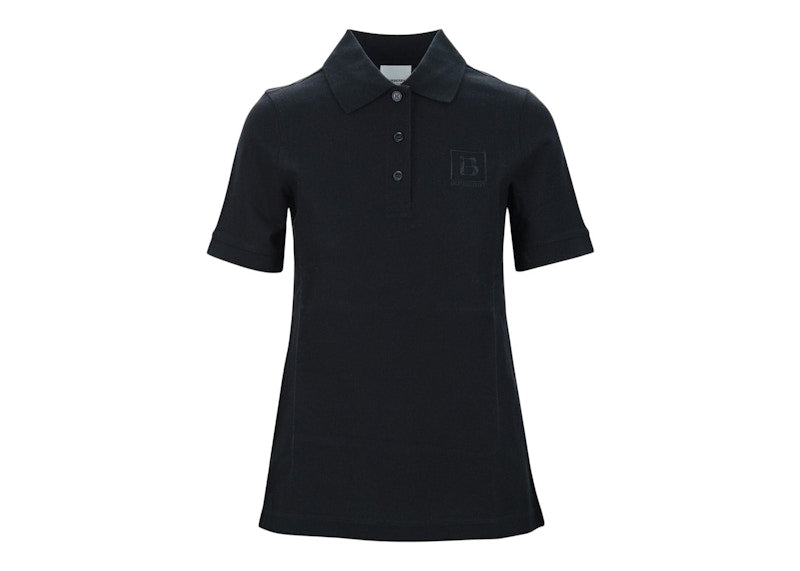 Burberry Logo B Polo Shirt Black