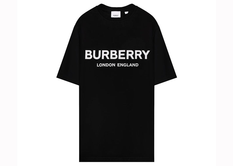Burberry Logo Print T-shirt Black