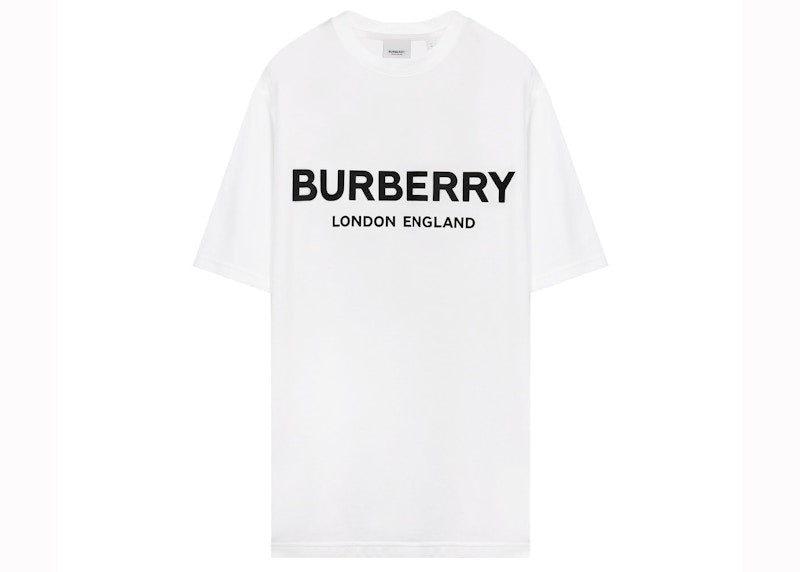 Burberry Logo Print T-shirt White