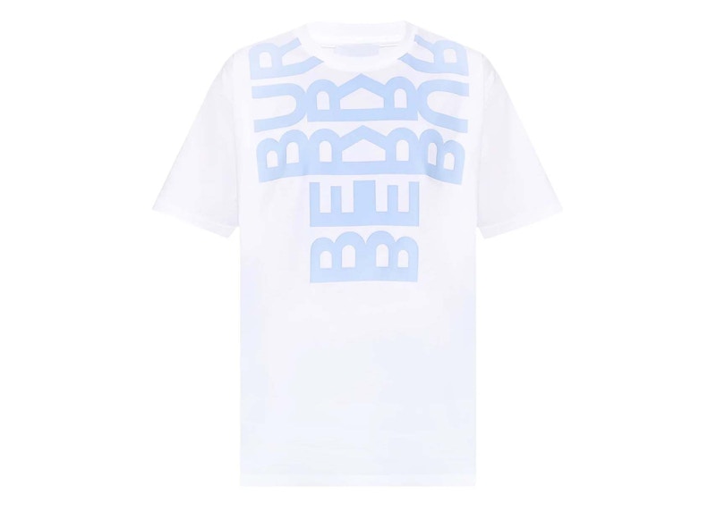 Burberry Logo Printed Oversized T-shirt White