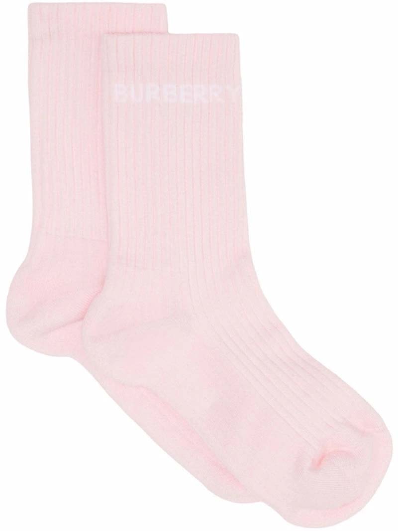 Burberry Logo Socks Pink