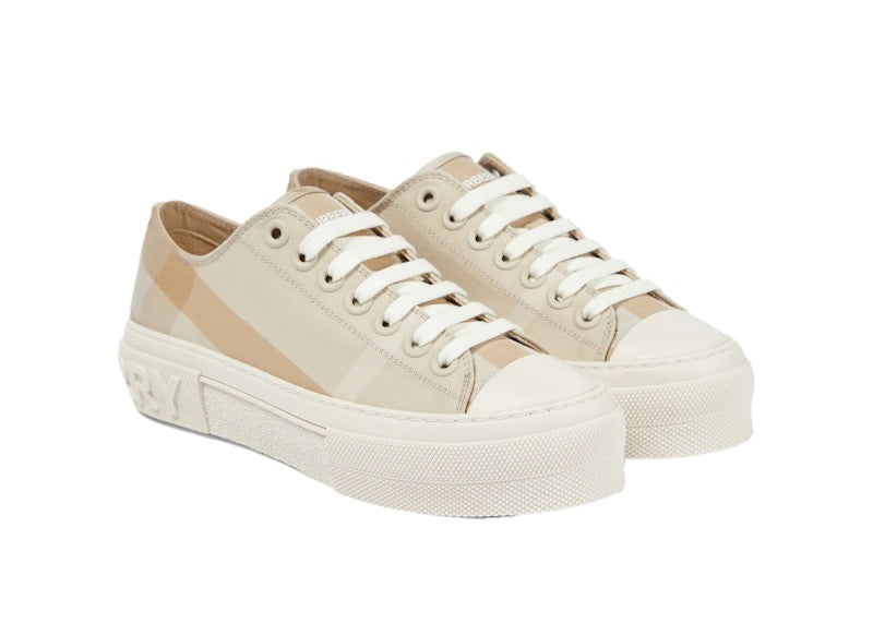 Burberry Low Top Check Beige (Women's)