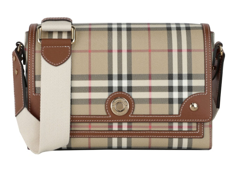 Burberry Medium Note Bag Briar Brown