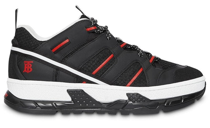 Burberry Mesh Nubuck Union Black Red