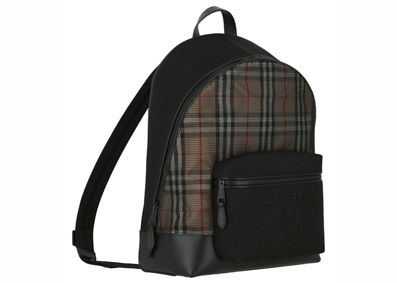 Burberry Nova Check Printed Backpack Beige