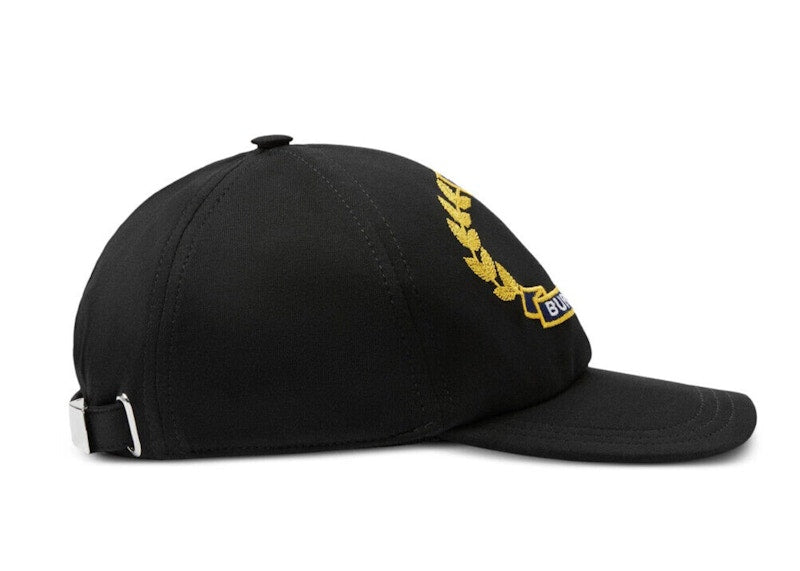 Burberry Oak Leaf Crest Baseball Cap Black