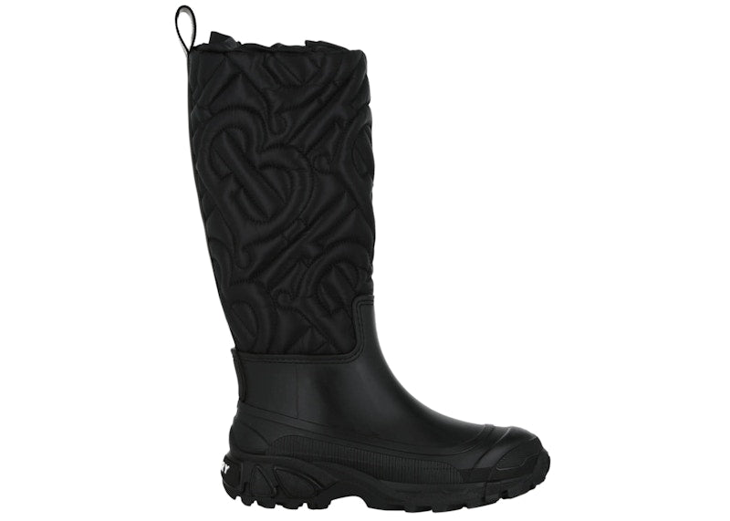 Burberry Padded Monogram Boot Black (Women's)