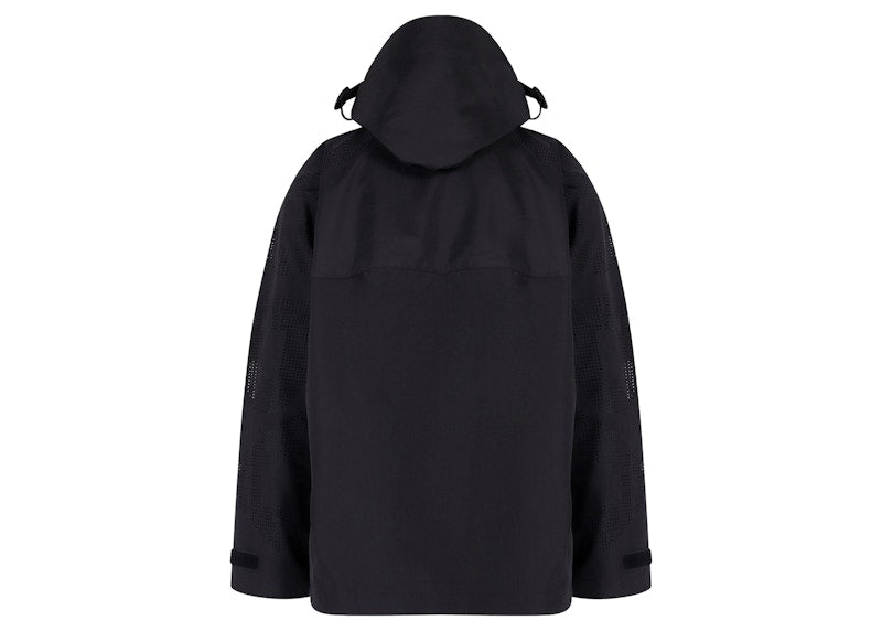 Burberry Perforated Logo Nylon Jacket Black