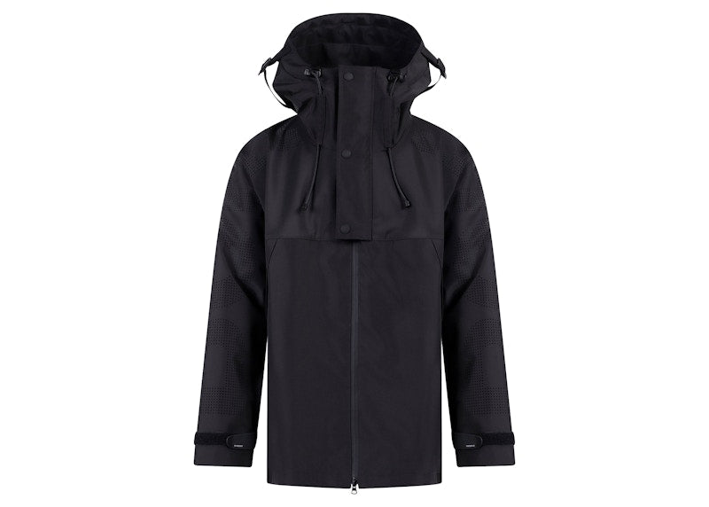 Burberry Perforated Logo Nylon Jacket Black