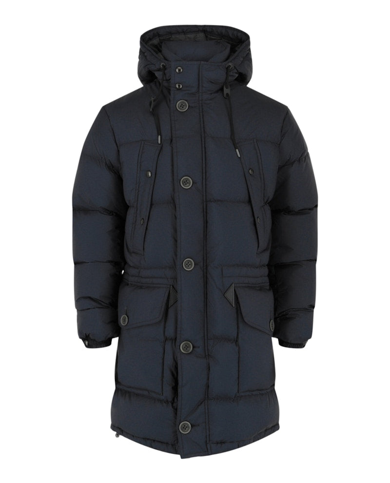 Burberry Quilted Down Jacket Navy