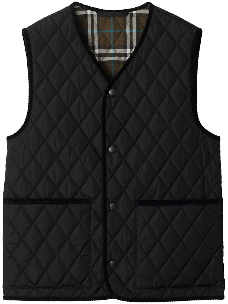 Burberry Qulted Gilet Black