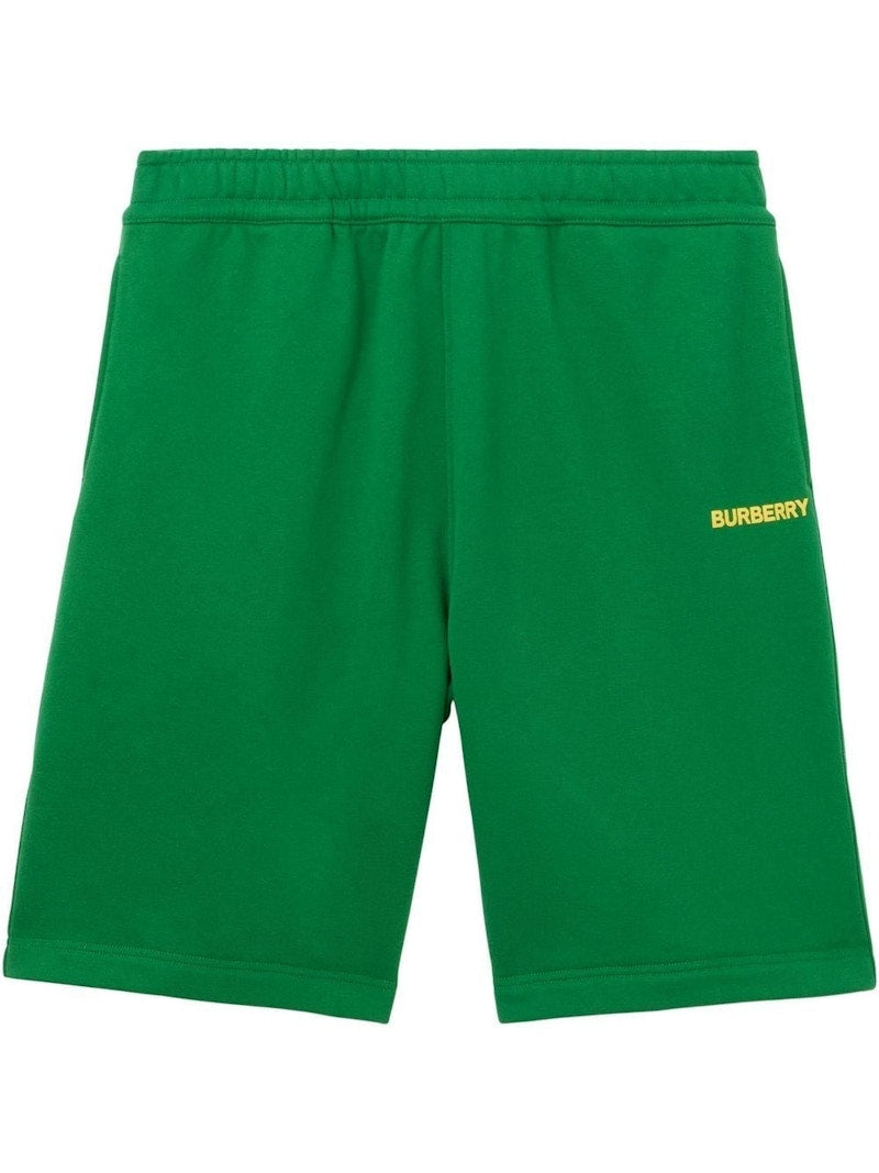 Burberry Raphael Logo Sweatshorts Green
