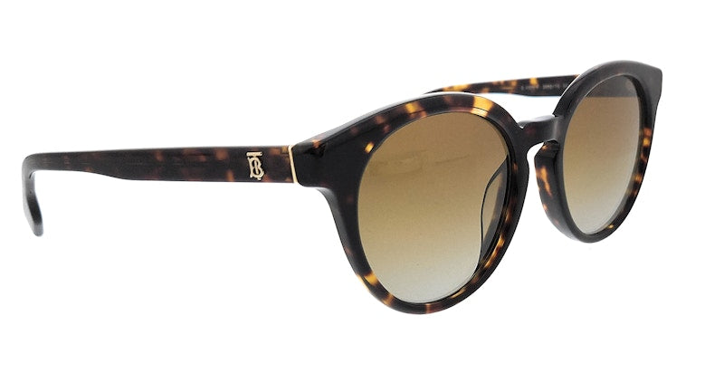 Burberry Round Sunglasses Dark Havana (0BE4326F 3002T5)