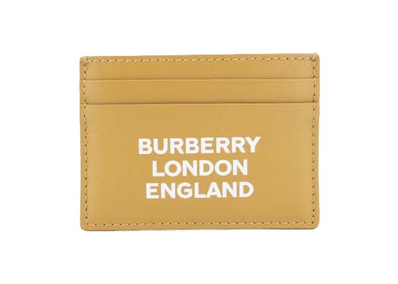 Burberry Sandon Logo Card Case (4 Card Slots) Light Copper Orange