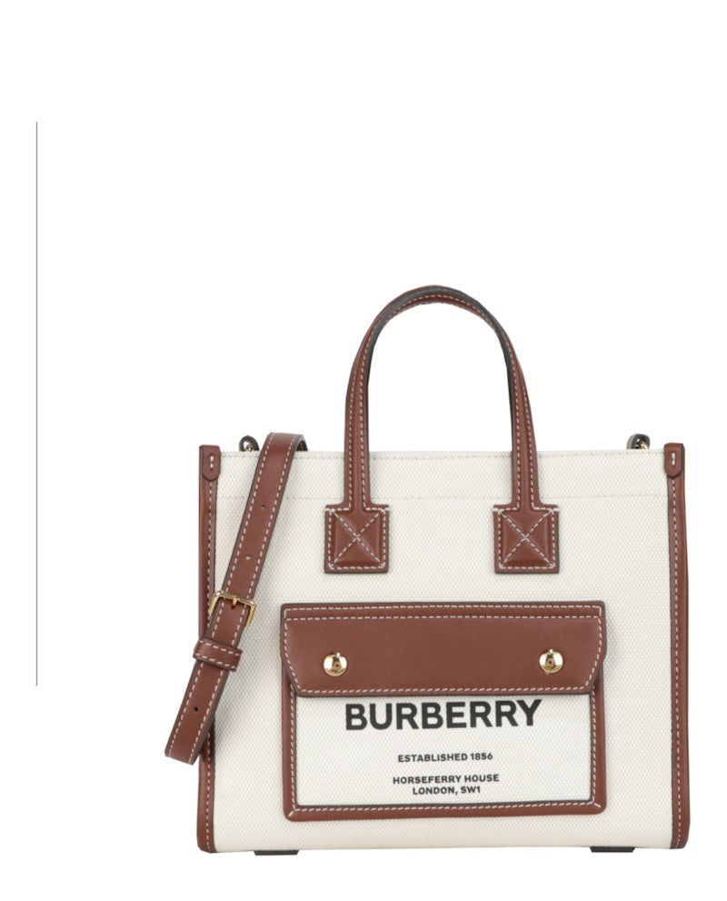 Burberry Small Freya Tote Camel