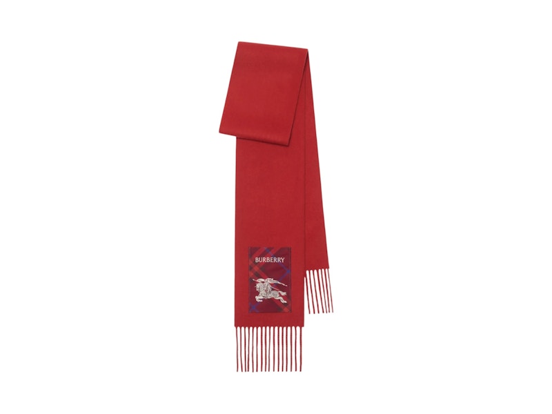 Burberry Solid Label Scarf Rust
