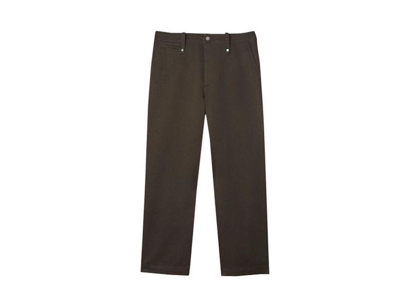 Burberry Straight-Leg Loose-Fit Trousers Brown