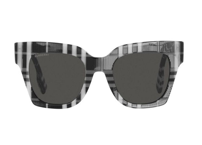 Burberry Sunglasses Kitty Black White Check (40823221)