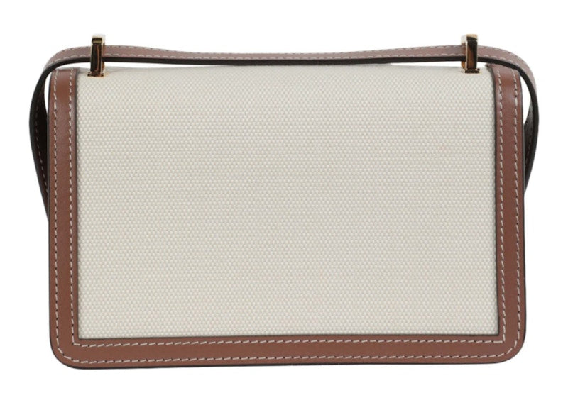Burberry TB Elongated Crossbody Beige/Brown