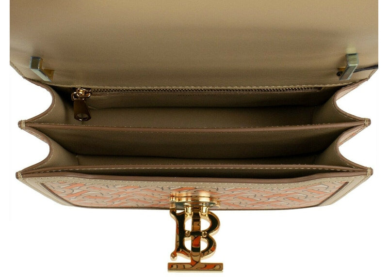Burberry TB Shoulder Bag Monogram Small Beige/Orange