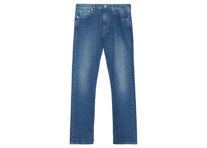 Burberry TB Straight Leg Jeans Blue