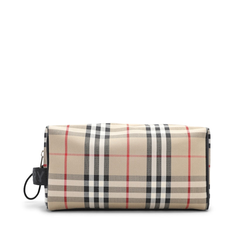 Burberry Travel Pouch Vintage Check Archive Beige