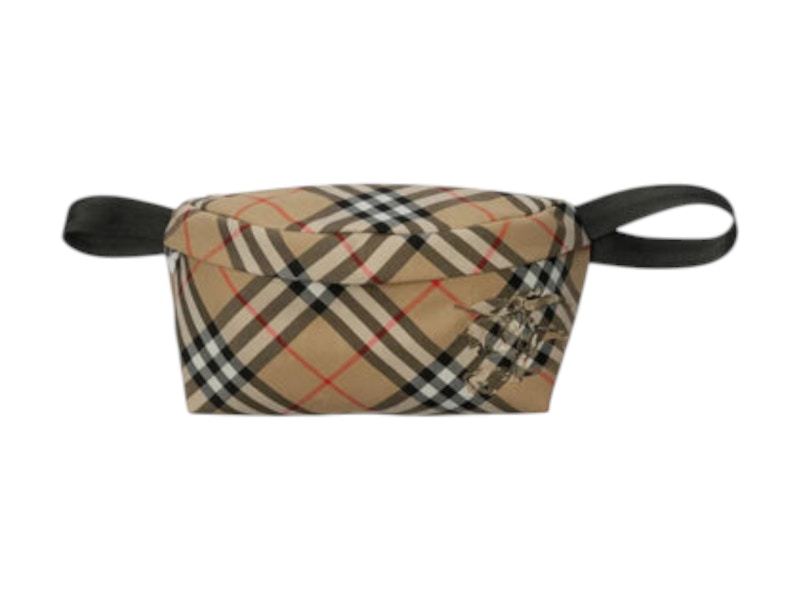 Burberry Vintage Check Belt Bag Sand