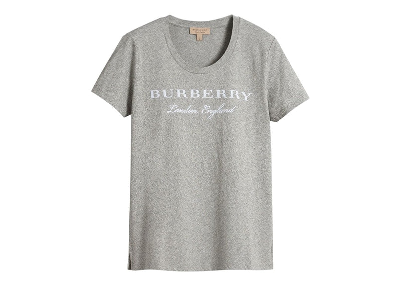 Burberry Women's Classic Logo T-shirt Gray
