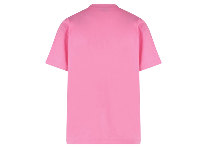 Burberry Women's Frontal Logo Cotton T-Shirt Pink