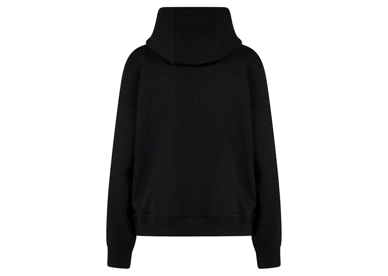 Burberry Women's Frontal Logo Organic Cotton Sweatshirt Black