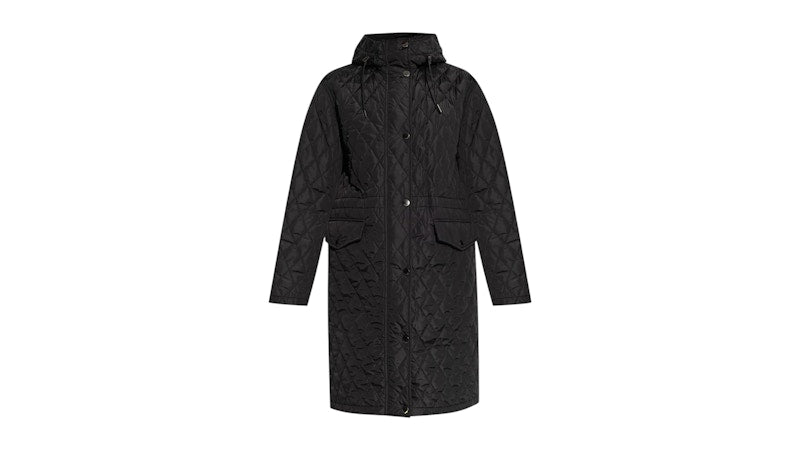 Burberry Women's Hillgate Quilted Coat Black