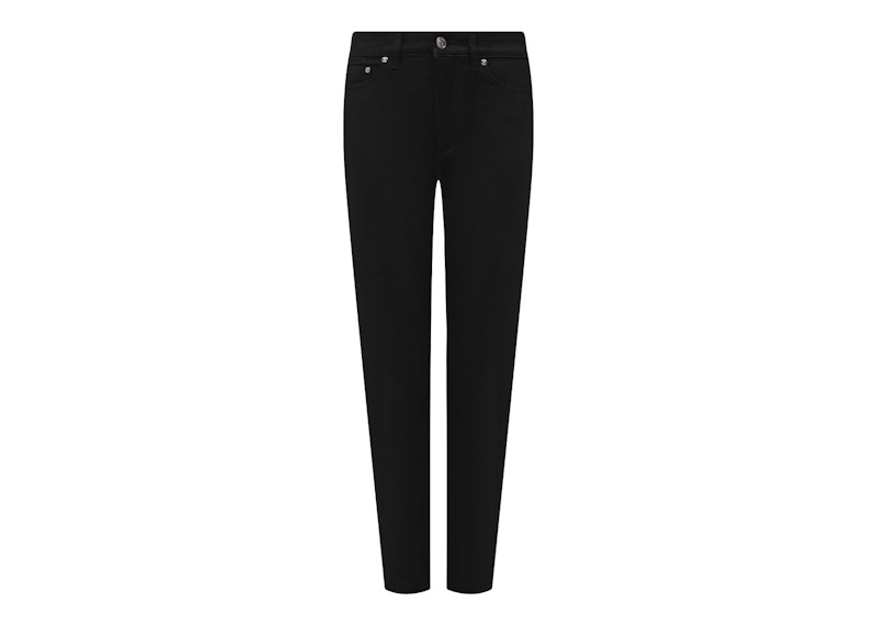 Burberry Women's Mid-Rise Skinny Jeans Black