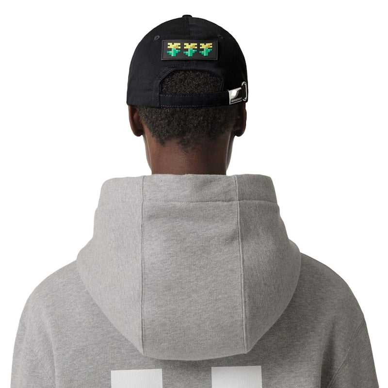 Burberry x Minecraft Logo Applique Cotton Gabardine Baseball Cap Black