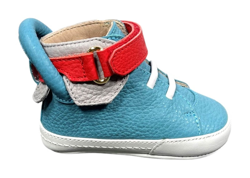 Buscemi 100MM High Alce Oxygen TriColor Leather (Baby)