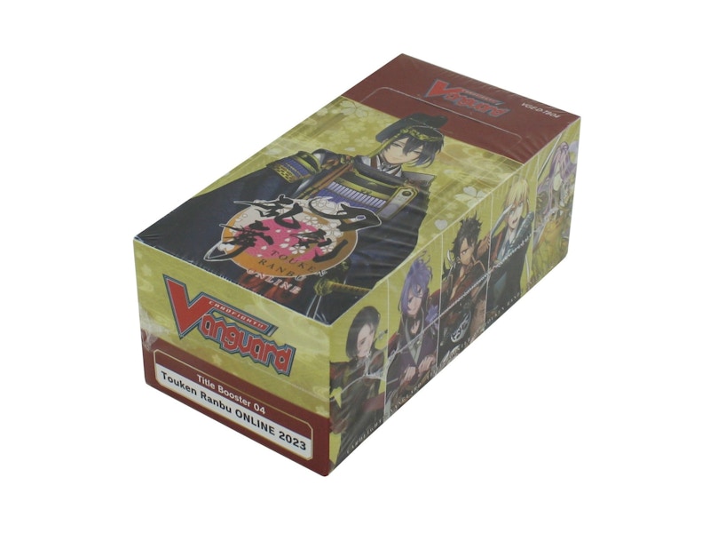 Bushiroad Cardfight!! Vanguard Title Booster 04 Touken Ranbu Online 2023 Booster Box