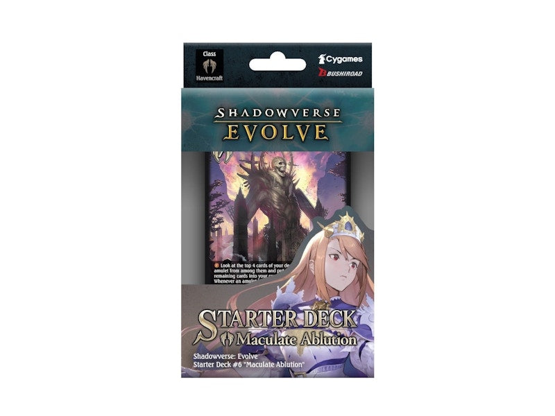 Bushiroad Shadowverse Evolve Maculate Ablution Starter Deck 06