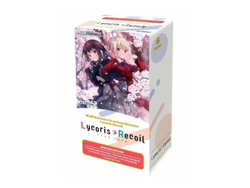 Bushiroad Weiss Schwarz Lycoris Recoil Premium Booster